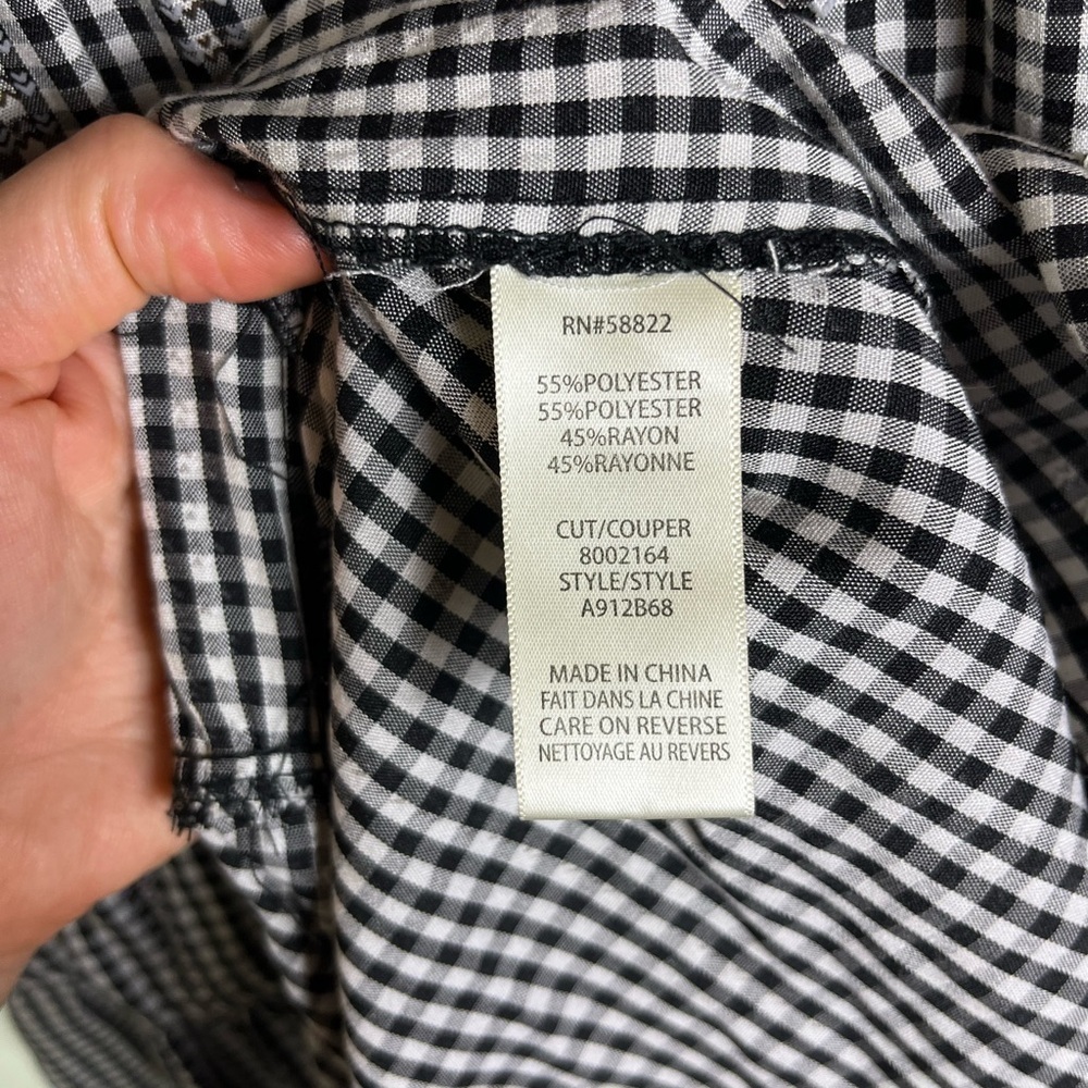 Max Studio Gingham Puff Sleeve Midi Dress | Cottagecore Prairie - Picture 8 of 12